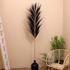 Сухоцвет на бамбуковом стебле 250 см тёмный - фото 110535326