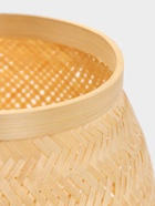 Корзинка плетёная с крышкой, 20×20×20 см, бамбук  (артикул 7780042)  большой выбор товаров оптом и в розницу по низким ценам с доставкой