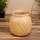 Корзина плетёная, из бамбука 40х40х40 см - фото 321724214