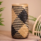 Корзина с крышкой плетёная, из бамбука 20х20х42 см - фото 321724255