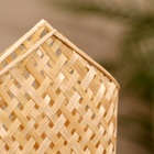 Салфетница плетёная, из бамбука 11х5х14 см - фото 4457963