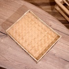 Корзинка плетёная, из бамбука 30х23х8 см - Фото 5