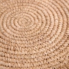 Коврик плетёный круглый 40 см - фото 24535332