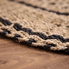 Ковёр на пол овальный натуральный плетёный «Эко», из водорослей, 100×150 см - Фото 4