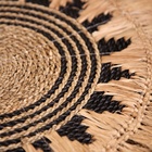 Коврик плетёный круглый 50 см - фото 24535364