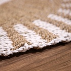 Ковёр на пол круглый натуральный плетёный «Эко», из водорослей, 80 см - Фото 4