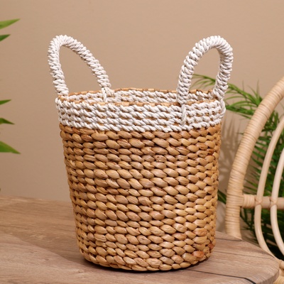 Корзина плетёная, 23×23×33 см