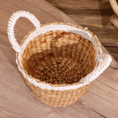 Корзина плетёная 23х23х33 см