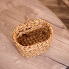 Корзинка плетёная подвесная 20х12х17 см - фото 24502091