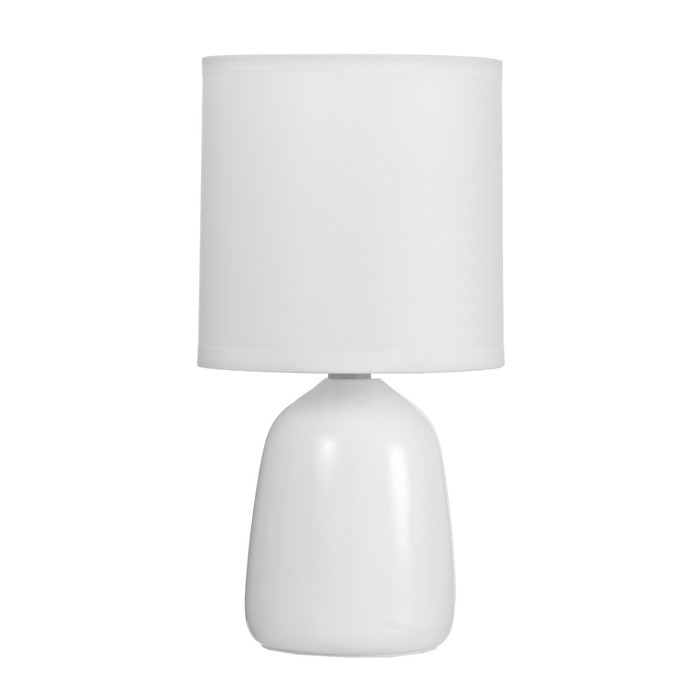 Настольная лампа Либерти E14 40Вт Белый 26х13х13 см - фото 1927174984