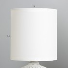 Настольная лампа Люмос E14 40Вт Белый 27х13х13 см - Фото 4