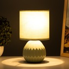 Настольная лампа Глори E14 40Вт Зеленый 23.5х13х13 см - Фото 2