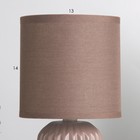 Настольная лампа Хэвен E14 40Вт Коричневый 27х13х13 см - фото 24323988