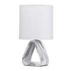 Настольная лампа Камелия E14 40Вт Белый 27х15х15 см - Фото 6