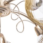 Люстра потолочная Инфинити 5х40Вт Е14 Золото 40x40x25 см - фото 24324051