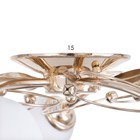 Люстра потолочная Кера 5х60Вт Е14 Золото 56x56x18 см - фото 24324160