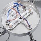 Люстра потолочная Белл 3х40Вт Е27 Хром, Черный хром 57x57x22 см - фото 24324176