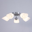 Люстра потолочная «Кэтти», 5×40 Вт Е27, хром, 55×55×25 см - Фото 2