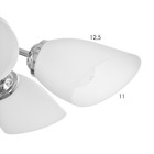 Люстра потолочная «Кэтти», 5×40 Вт Е27, хром, 55×55×25 см - Фото 6