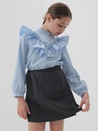 Юбка школьная для девочки MINAKU: Casual Collection, серая, рост 158 см - Фото 5
