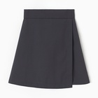 Юбка-шорты для девочки MINAKU цвет серый, рост 134 см - Фото 5