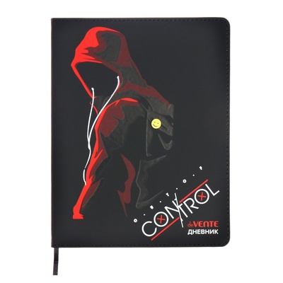 Дневник школьный для 1-11 классов Out of Control, интегральная обложка, искусственная кожа, шелкография, ляссе, 80 г/м²