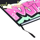 Дневник универсальный для 1-11 класса "Граффити", интегральная обложка, искусственная кожа, шелкография, ляссе, 80 г/м2 - Фото 3