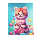 Дневник универсальный для 1-11 класса Candy Cat, твёрдая обложка, искусственная кожа, с поролоном, ляссе, 80 г/м2 - Фото 14