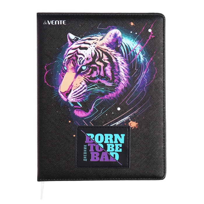 

Дневник универсальный для 1-11 класса Tiger, твёрдая обложка, искусственная кожа, с поролоном, шелкография, ляссе, 80 г/м2