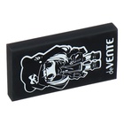 Ластик deVENTE Anime Girl, 50х28х7мм, черный (штрихкод на каждом ластике) - фото 24444487