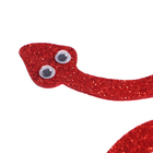 Новый год! Карнавальный ободок «Змея», цвет красный (комплект 6 шт) - фото 24164905