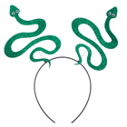 Карнавальный ободок «Змея», цвет зелёный - фото 321615166