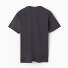 Футболка мужская, цвет тёмно-серый, р-р 56 10424847