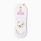 Следки женские с силиконовой вставкой, цвет белый, размер 37-41 - фото 24392069