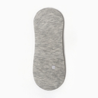 Следки женские с силиконовой вставкой, цвет серый, размер 37-41 - фото 24392076