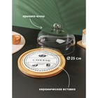 УЦЕНКА Блюдо с крышкой BellaTenero «Сыр», d=25 см - Фото 2
