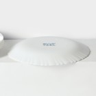 Набор обеденных тарелок «Дива», d=23 см, 6 шт, стеклокерамика, цвет белый - Фото 4