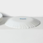 Набор десертных тарелок «Дива», d=19 см, 6 шт, стеклокерамика, цвет белый - фото 4458128