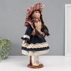 Кукла коллекционная керамика "Есения в бежевой жилетке и синей юбке" 39 см - Фото 3