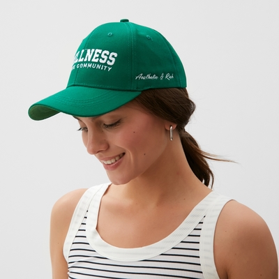 Кепка женская с вышивкой MIST Lucky, зелёная, размер 56-58