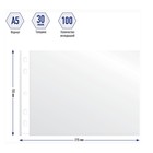 Файл-вкладыш А5, 30 мкм, Calligrata, глянцевый, горизонтальная ориентация, 100 штук - Фото 4