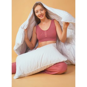 Подушка средняя, размер 50x70 см, цвет МИКС