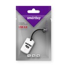 Картридер Smartbuy 706, MicroSD, белый - Фото 4