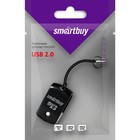 Картридер Smartbuy 706, MicroSD, черный - Фото 4