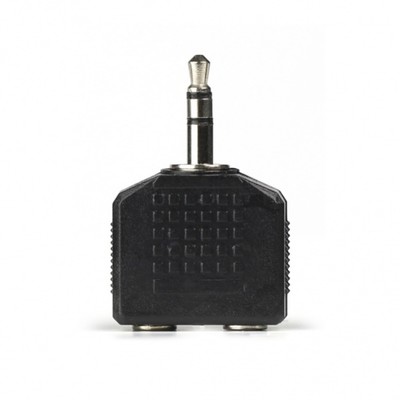 Разветвитель аудио Smartbuy A202,Jack 3.5 мм(3pin)(m)-2хJack 3.5 мм(3pin)(f), черный
