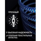 Кабель аудио AUX Smartbuy A35, Jack 3.5 мм(m)-Jack 3.5 мм(m), в оплётке, 1 м, синий - фото 9940636