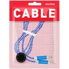 Кабель аудио AUX Smartbuy A35, Jack 3.5 мм(m)-Jack 3.5 мм(m), в оплётке, 1 м, синий - фото 51566021 Кабель аудио AUX Smartbuy A35, Jack 3.5 мм(m)-Jack 3.5 мм(m), в оплётке, 1 м, синий - фото 51566021