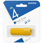 Флешка Smartbuy 4GBCLU-Y, 4 Гб, USB2.0, чт до 25 Мб/с, зап до 15 Мб/с, желтая - Фото 5