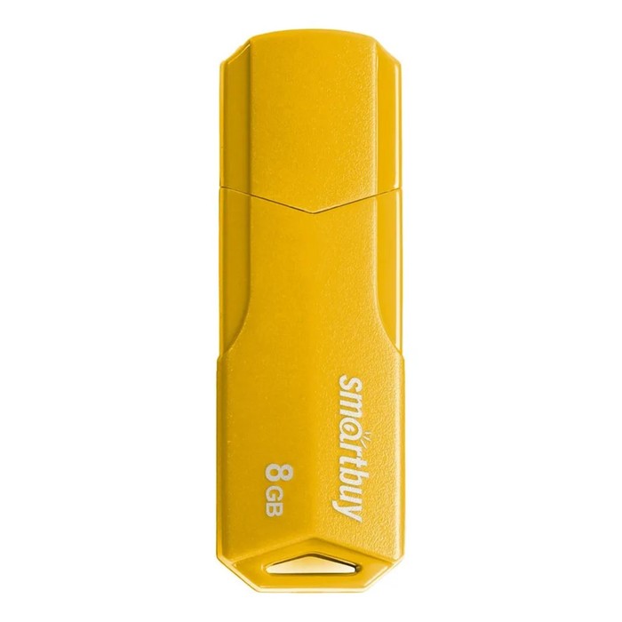 Флешка Smartbuy 8GBCLU-Y, 8 Гб, USB2.0, чт до 25 Мб/с, зап до 15 Мб/с, желтая - фото 51566183