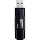 Флешка Smartbuy 8GBCLU-K3, 8 Гб, USB3.0, чт до 175 Мб/с, зап до 25 Мб/с, черная - Фото 2